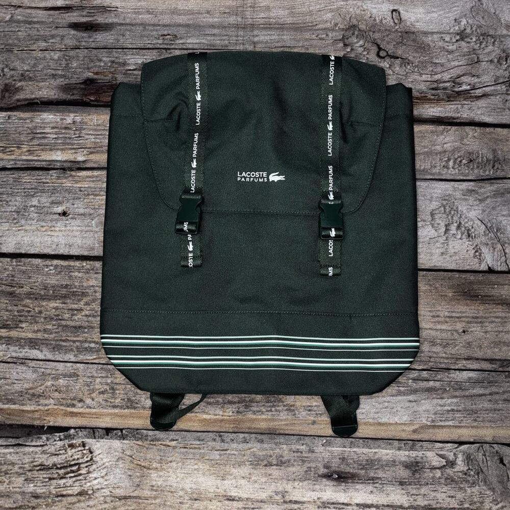 Lacoste Parfums Poliester Backpack Green NWT